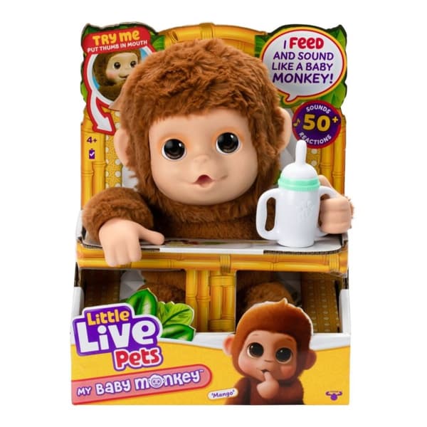 Little Live Pets My Baby Monkey + lyd