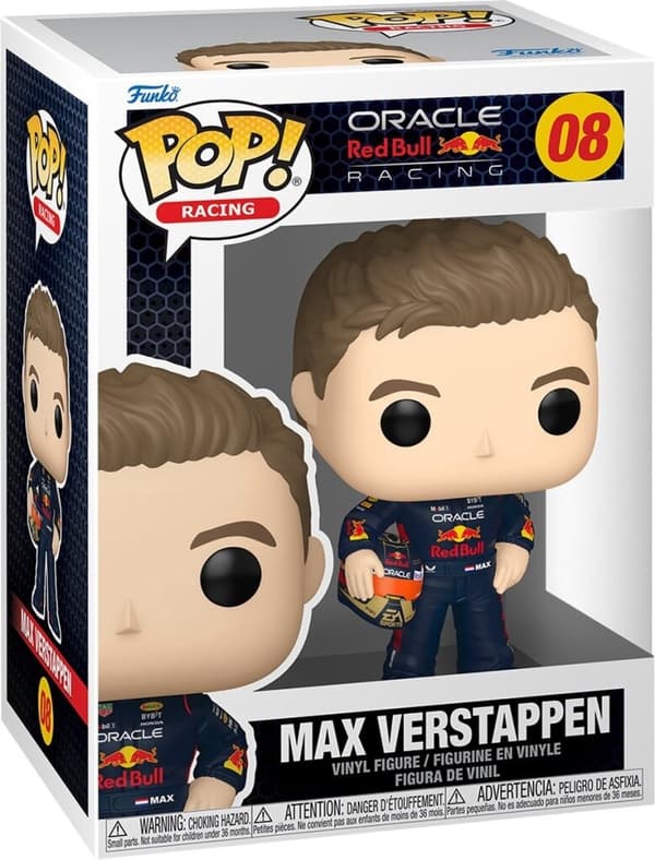 Funko Pop! Formel 1 Max Verstappen med hjälm