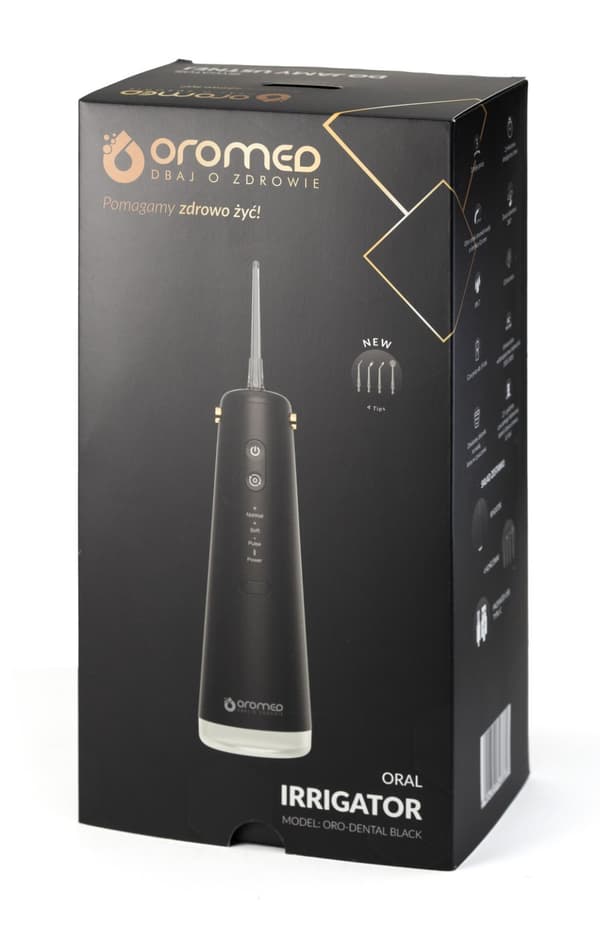 Oromed ORO-DENTAL svart intelligent oral irrigator