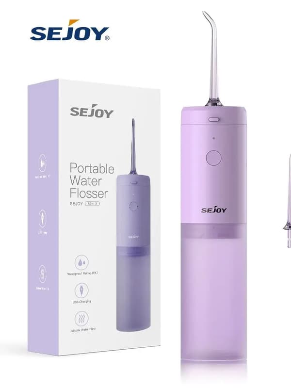 Suulirrigatori, 140ML Vesisäiliö, USB-ladattava,PURPPURA