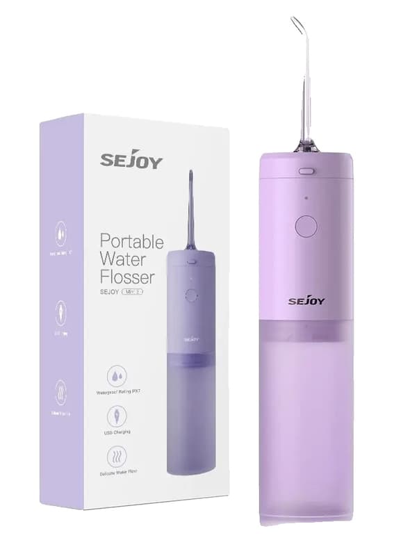Suulirrigatori, 140ML Vesisäiliö, USB-ladattava,PURPPURA