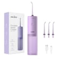 Miniatyrbillede 1 af 2: Tandpleje Oral Irrigator, 4 Dyser, 3 Tilstande, 140ML Vandtank,LILLA