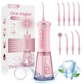 Miniatyrbillede 2 af 2: Oral irrigator, 5 rengøringsindstillinger, 350 mL vandtank, IPX7 vandtæt,Lyserød
