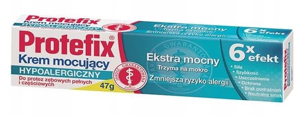 Protefix Hypoallergen Fixeringskräm 47g