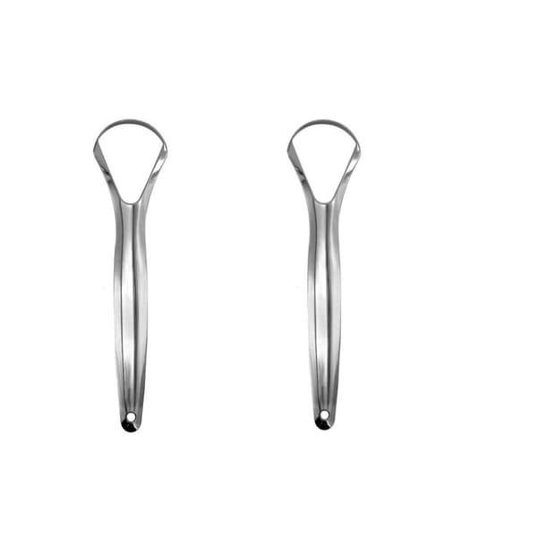 Tungskrapa rostfritt stål 2-pack Silver