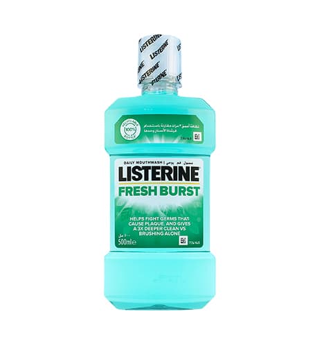 Listerine Fresh Burst mouthwash 500 ml