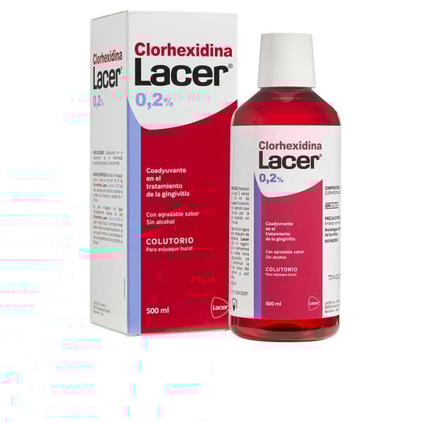 LACER CLORHEXIDINA colutorio 0,2% 500 ml