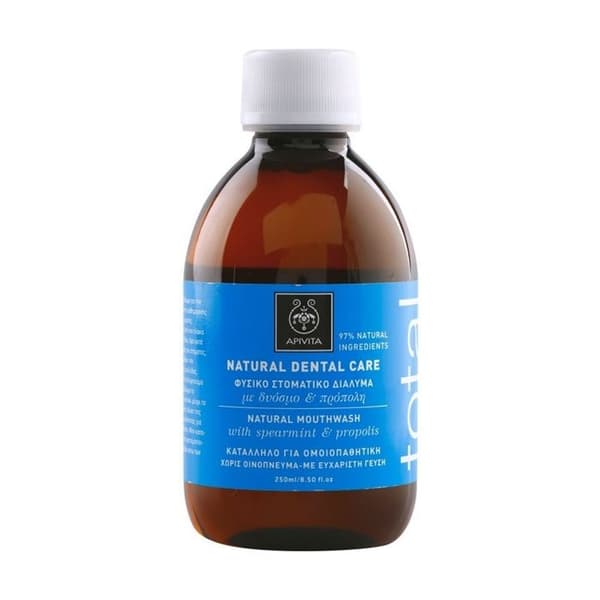 APIVITA - Naturlig munskölj med pepparmint och propolis 250 ml