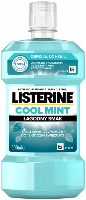 LISTERINE COOL MINT Munhygienvätska mild smak 500 ml