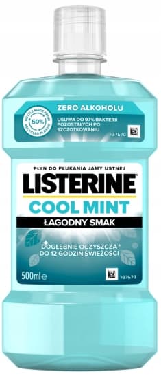 LISTERINE COOL MINT MILD SMAG Mundhygiejnevæske 500 ml
