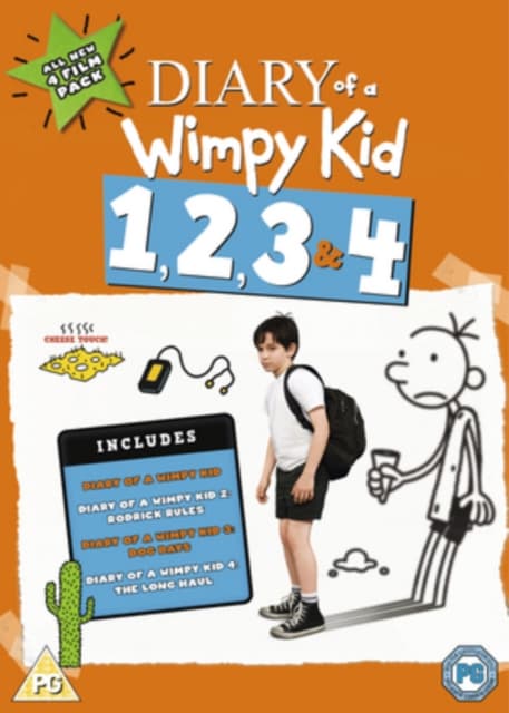 Diary of a Wimpy Kid 1, 2, 3 & 4 (Import)