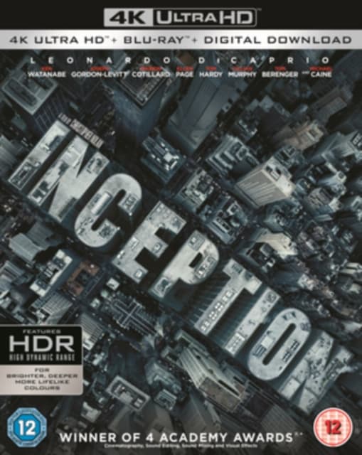 Inception (4K Ultra HD + Blu-ray) (3 disc) (Import)