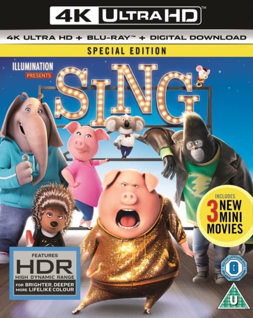 Sing (4K Ultra HD + Blu-ray) (Import)