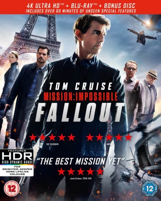 Mission: Impossible - Fallout (Blu-ray) (3 disc) (Import)