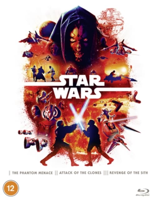 Star Wars Trilogy: Episodes I, II and III (Blu-ray) (Import)