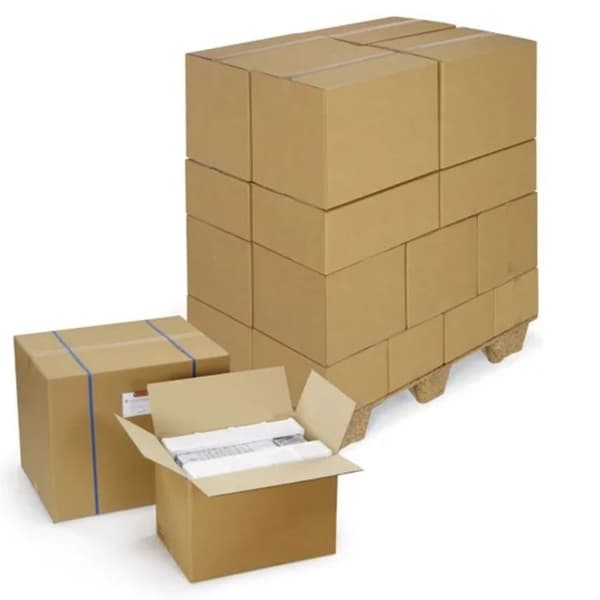 10 st packboxar 25 x 25 x 10 cm - Dubbel korrugerad