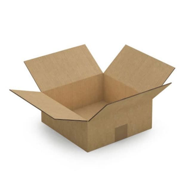 10 st packboxar 25 x 25 x 10 cm - Dubbel korrugerad