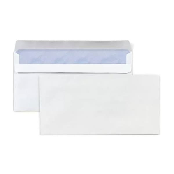 200 vita papperskuvert - 11 x 22 cm