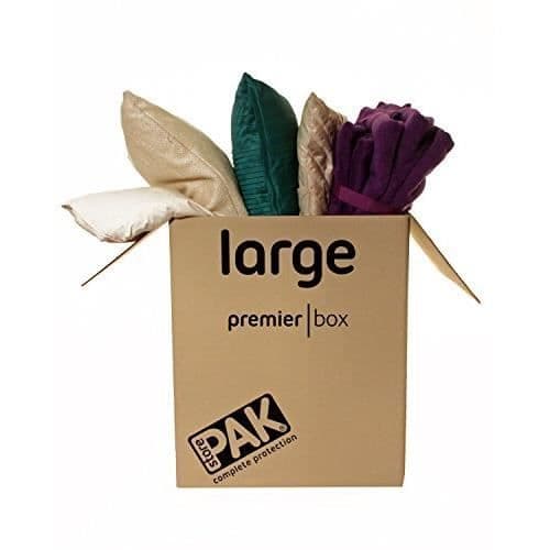 StorePAK stora tunga flyttförvaringslådor 107L 55 x 46 x 46 cm Paket med 10 - R10826