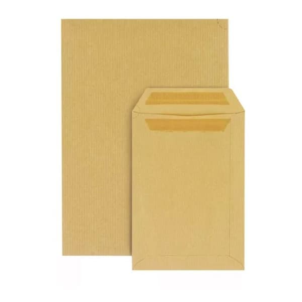 Papperspåse i kraftpapper - GENERISK - 32,4 x 22,9 cm - Brun - Återanvändbar - Ekologisk
