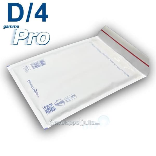 50 Bubbelkuvert PRO D/4 vita 170x275mm