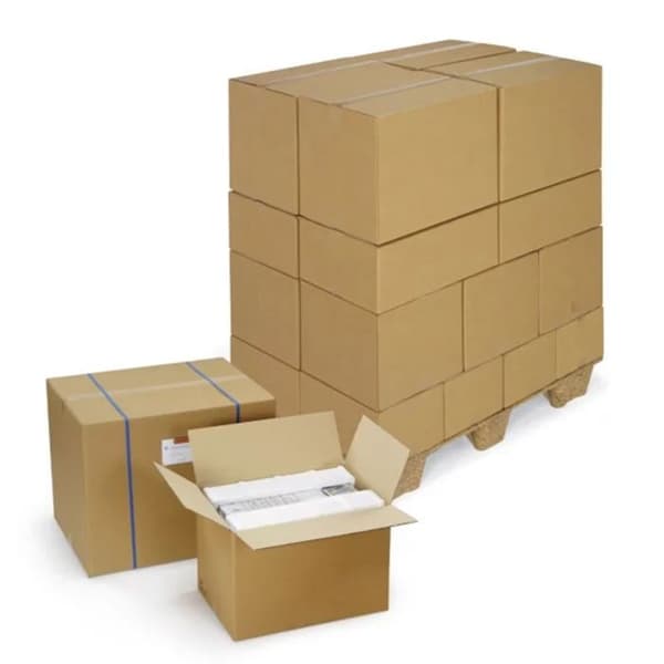 5 st packboxar 25 x 25 x 20 cm - Dubbel korrugerad