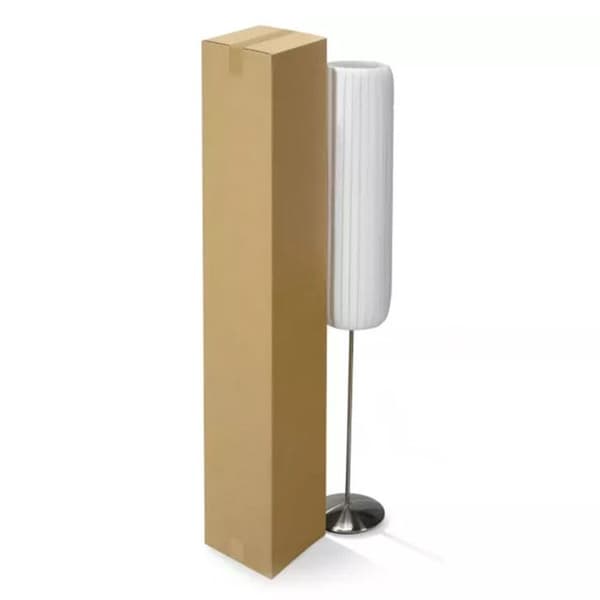 5 avlånga kartonger 50 x 10 x 10 cm - Enkel korrugering