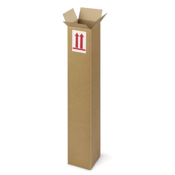 5 avlånga kartonger 50 x 10 x 10 cm - Enkel korrugering