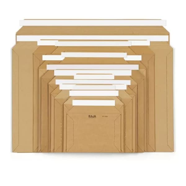 Papperfickor - GENERISK - 33 x 23 cm - Brun - FSC - Rektangulär