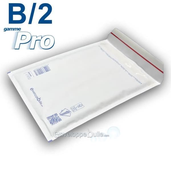 100 Bubbelkuvert PRO B/2 vita 110x215mm