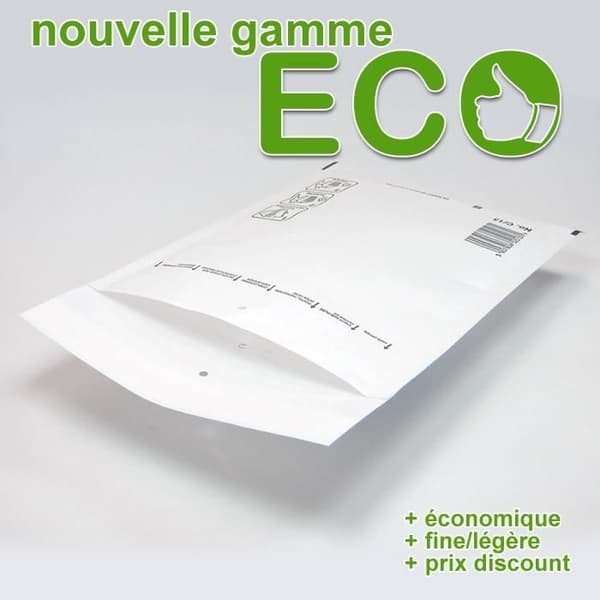 100 bubbelkuvert ECO F/6 format 220x340 mm