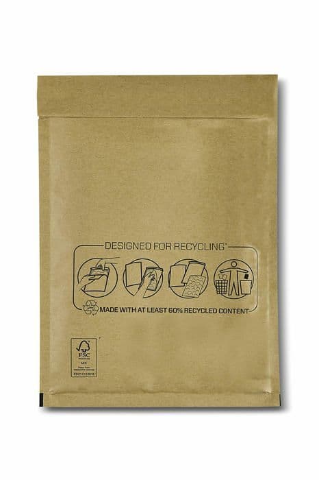 Bankers box - 7375601 - Set med 10 bubbel vadderade kuvert 220 x 330 mm (N 16) för skydd av försändelser