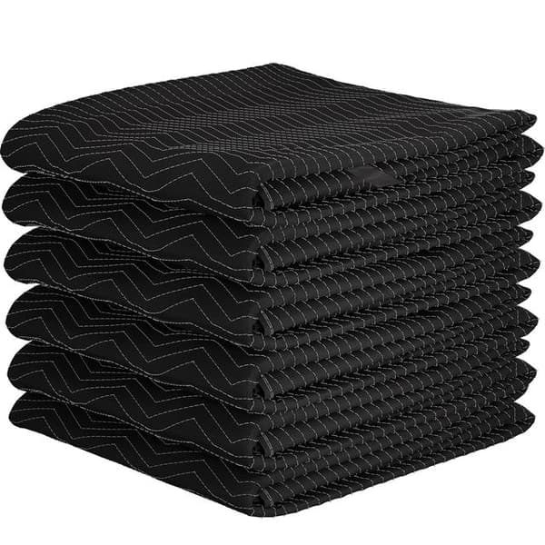 6st 203cm x 183cm x 4mm multipurpose flyttfilt, högkvalitativt material, dubbelsidig konstruktion, överlägsen skyddande effekt