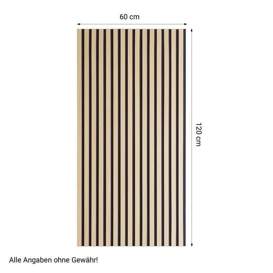 Ljudpanel - Akustikpanel - 60x120 Cm - 1 St