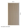 Miniatyrbillede 2 af 9: Ljudpanel - Akustikpanel - 60x120 Cm - 2 St