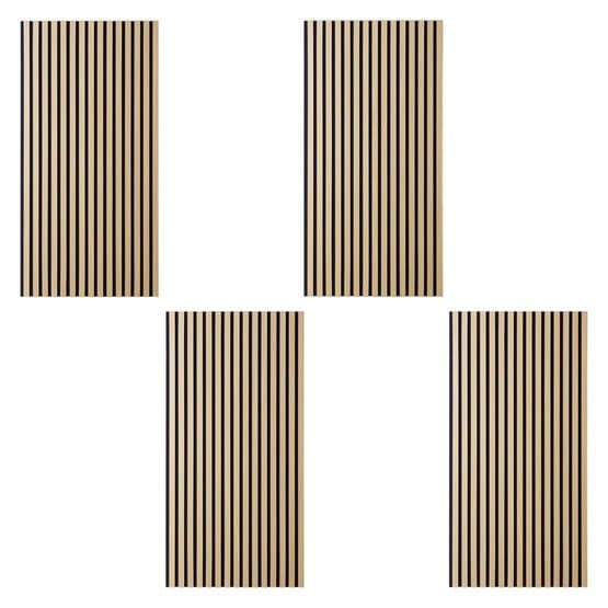 Ljudpanel - Akustikpanel - 60x120 Cm - 4 St