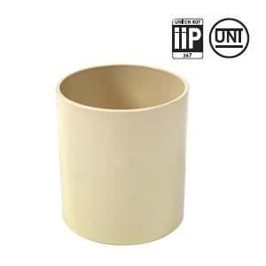 PVC-hylsa för Ø80 stuprör - sand - First Plast - PVC 25 rännserie