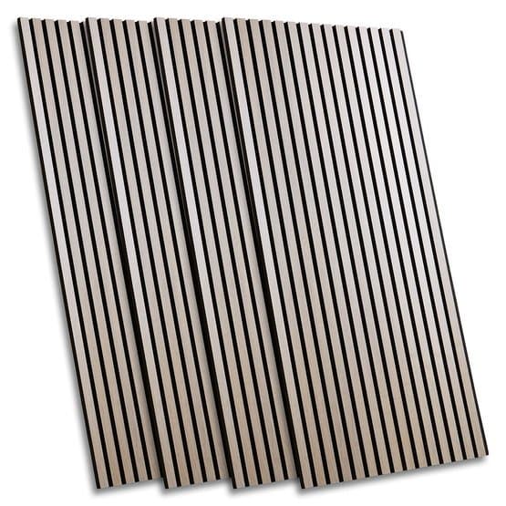 Ljudpanel - Akustikpanel Natur - 60x120 Cm - 4 St