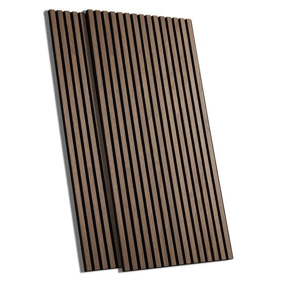 Ljudpanel - Akustikpanel Brun - 60x120 Cm - 2 St