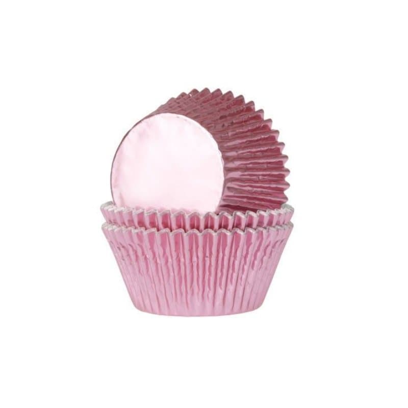 Muffinsformar Mini Baby Rosa Folie - House Of Marie 36st