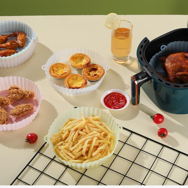 Air Fryer Silikongryta, Ugnsbakplåt - Silikon - Airfryer
