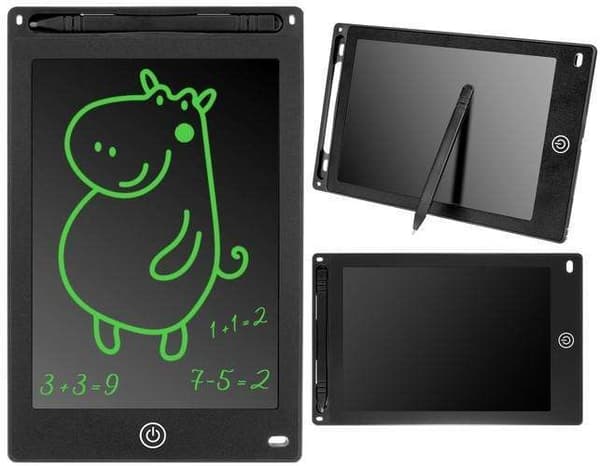 Digital Ritplatta för Barn - Praktiskt LCD, 8.5" Tablet + Penna