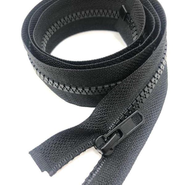 Dragkedja 75cm Delbar - Svart - DIY