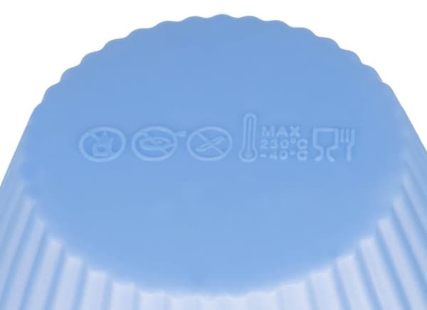 Bageplade + 12stk Silikone Muffinforme / Bolleforme – Forme