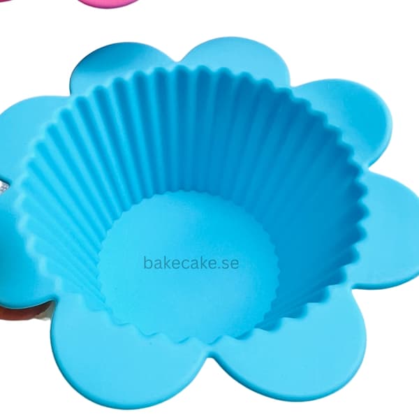Muffinsformar i Silikon Blommor 6-Pack