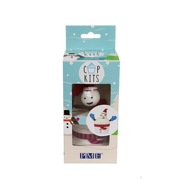 Muffinsformar Vit Snögubbe 6st - PME