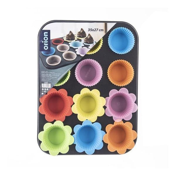 ORION Muffinsform i metall 12 koppar tjock.12 B
