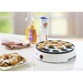 Miniatyrbild 3 av 4: Bestron APFM700W Dutch Poffertjes Pan White 800W