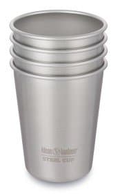KLEAN KANTEEN STEEL PINT 296 ML 4-PACK BRUSHED STEINLESS