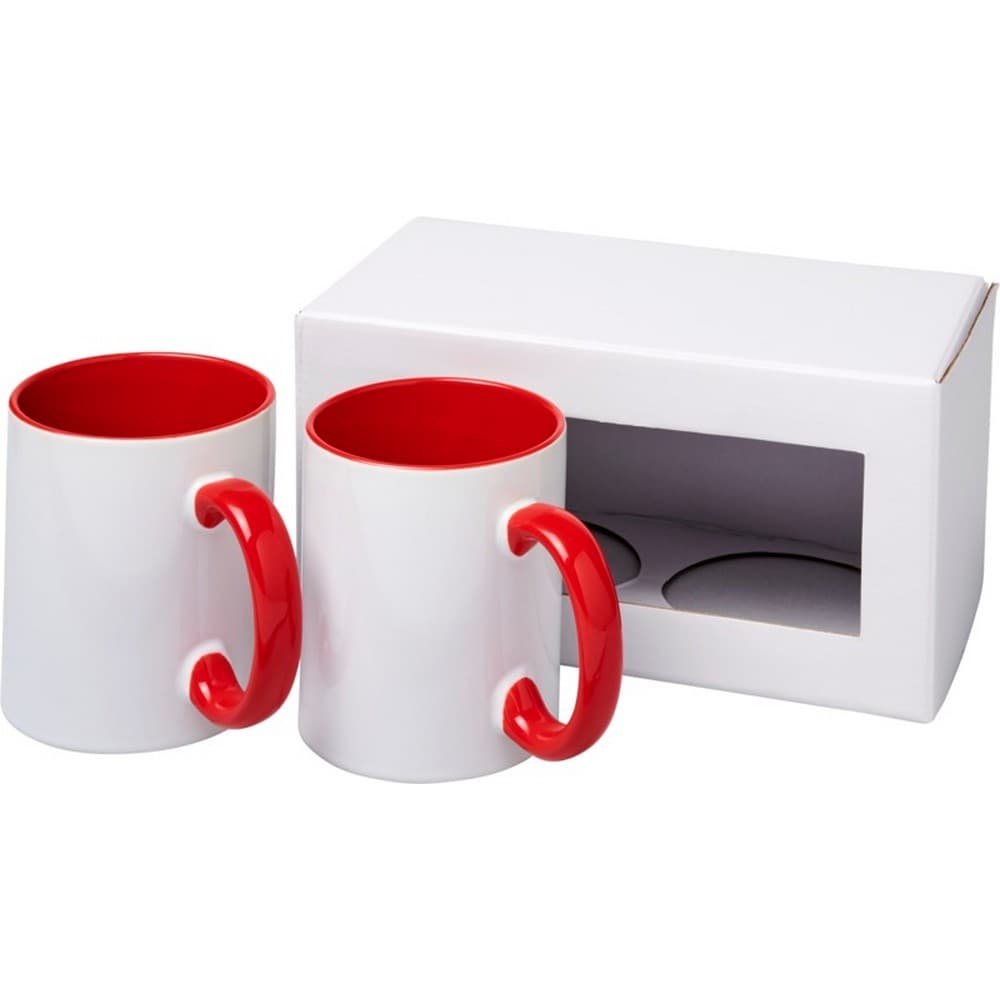 Bullet Ceramic Sublimation Mug Gift Set (Pack Of 2)